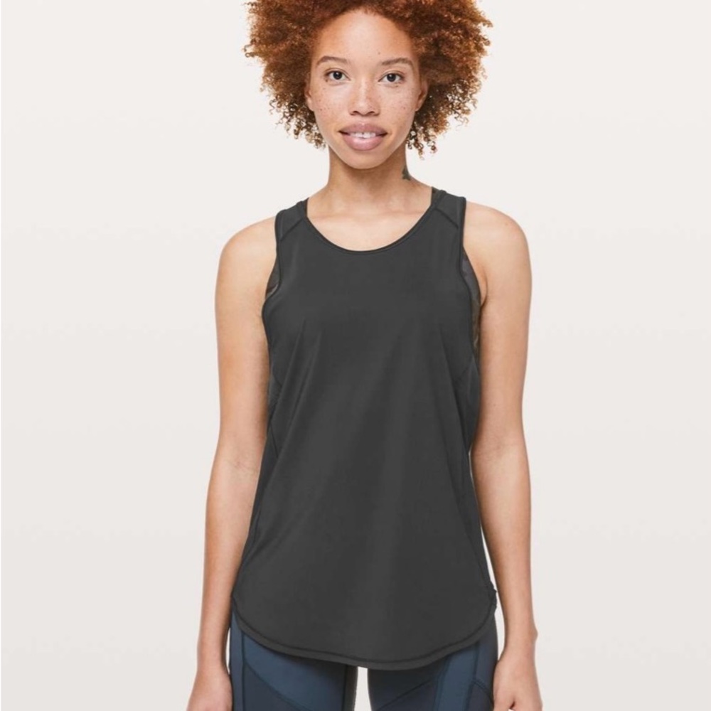 Lululemon Sculpt Tank Top, Size 8, Black